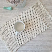 رومیزی مکرومه