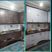 نصب برچسب کابینت کمد دیواری