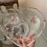 گلدان و ظرف سرو میوه و شیرینی قلبی والتر گلس آلمان|ظروف سرو و پذیرایی|تهران, شهران جنوبی|دیوار