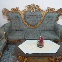 مبل 7نفره سلطنتی سفارشی|مبلمان خانگی و میز عسلی|نسیم‌شهر, |دیوار