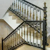 نرده راه پله اهنی و فرفوژه