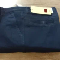 شلوار کتان سرمه ای رنگ مردانه