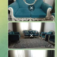 مبل هفت نفره سالم.|مبلمان خانگی و میز عسلی|خمین, |دیوار