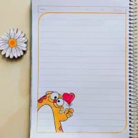 نقاشی حاشیه دفتر