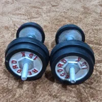 یک جفت دمبل ۵ کیلویی مجموع ۱۰ کیلو