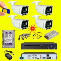 پکیج دوربین مداربسته 2.4MP سیمکارتی - 4G