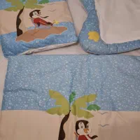 ست لحاف وتشکر وکیسه خواب وبالشت نوزاد