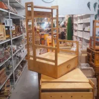 استندهای چوبی اسپرسو کشودار اک