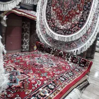 فرش هریس مارک آرمین دایره یک متر ضخیم|فرش|تبریز, |دیوار
