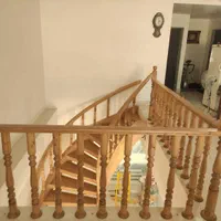 پله دوبلکس چوبی ، نرده چوبی|خدمات پیشه و مهارت|کرمانشاه, |دیوار