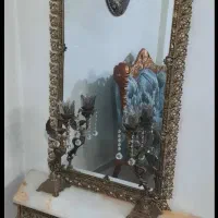 آینه شمعدان برنز اصل