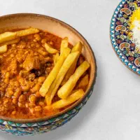 چلو خورشت قیمه و قورمه سبزی