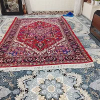 دو عدد فرش دست بافت قیمت وقت ۱۳۰ تومان|فرش|تیکمه داش, |دیوار