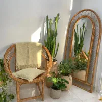 آینه قدی حصیری