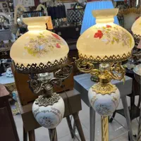 آباژور ایستاده رومیزی سرامیکی گردسوز فانوسی|چراغ خواب و آباژور|مشهد, شهرک رازی (شهرک غرب)|دیوار