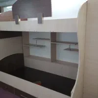 تخت دو طبقه ام دی اف|تخت و سرویس خواب|قم, پردیسان|دیوار