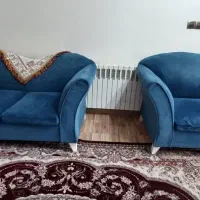 مبل هفت نفره رنگ آبی