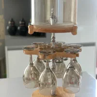کلمن شیشه ای بامبو صفحه گردان