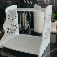 شلف ادویه ۲طبقه طرح گل