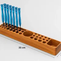 جای پیچگوشتی استند چوبی تعمیرکاران موبایل