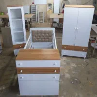 تخت کمد نوزادنوجوان تولیدی آکبند