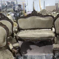 مبل شاه نشین تمام چوب راش تضمینی مبل غریبی