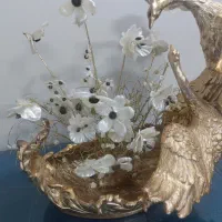 گلدان رومیزی قو