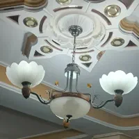 دو عدد لوستر ۵شاخه و ۳شاخه|لوستر و چراغ آویز|رشت, جهاد|دیوار