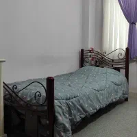 تخت فلزی طرح چوب