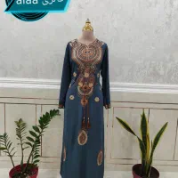 نخی ماکسی کودری خارجی گلدوزی شده|لباس|اهواز, بهارستان|دیوار