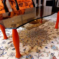 مبل راحتی و میز تلویزیون در حد نو و فرش ۶ متری|مبلمان خانگی و میز عسلی|تهران, صادقیه|دیوار