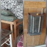 کرسی برقی و لحاف نو پر از پَر رویی لحاف ترمه