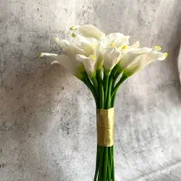 دسته گل شیپوری عروس|گل مصنوعی|شیراز, نارنجستان|دیوار