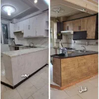 برچسب کابینت . برچسب یخچال. کاغذدیواری. پنل فومی|خدمات پیشه و مهارت|کاشان, عربها|دیوار