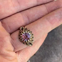 نگین اسپینل صورتی برمه رکاب اشکی|جواهرات|تهران, سید خندان (جلفا)|دیوار