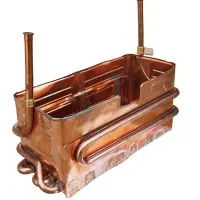 تعویض مبدل منبع رادیات دیگ کوره آبگرمکن دیواری نو|آبگرمکن، پکیج، شوفاژ|کرج, مصباح|دیوار