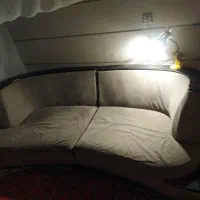 کاناپه چهار نفره لوبیایی دوتکه
