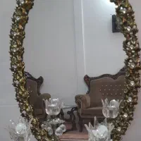 آیینه وشمعدان برنز|صنایع دستی و سایر لوازم تزئینی|قم, آزادگان|دیوار