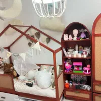 سرویس خواب کلبه ای حصیری