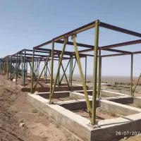 اسکلت فلزی پیچ و مهره ای|مصالح و تجهیزات ساختمان|داورزن, |دیوار