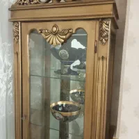 ویترین چوبی منبت کاری