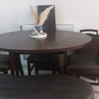 یک دست مبل هفت نفره و میزنهارخوری ۶ نفره|مبلمان خانگی و میز عسلی|شیراز, شهرک والفجر|دیوار