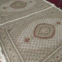 اندازه فرش جفت ۶متری هس کرم قهوهای