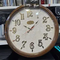 ساعت دیواری چوبی وچون مصنوعی