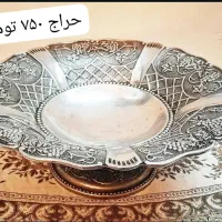 سینی و مجسمه قدیمی|کلکسیون اشیاء عتیقه|تهران, ائمه اطهار|دیوار