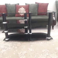 میز تلویزیون شیشه ای
