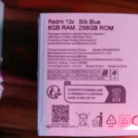 شیائومی Redmi 13X آکبند|موبایل|رشت, رشتیان|دیوار