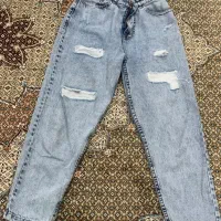 شلوار لی مام استایل