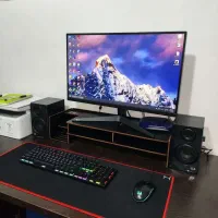پایه مانیتور چوبی