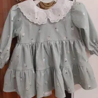 پیراهن مجلسی دخترانه|کفش و لباس بچه|خوی, |دیوار